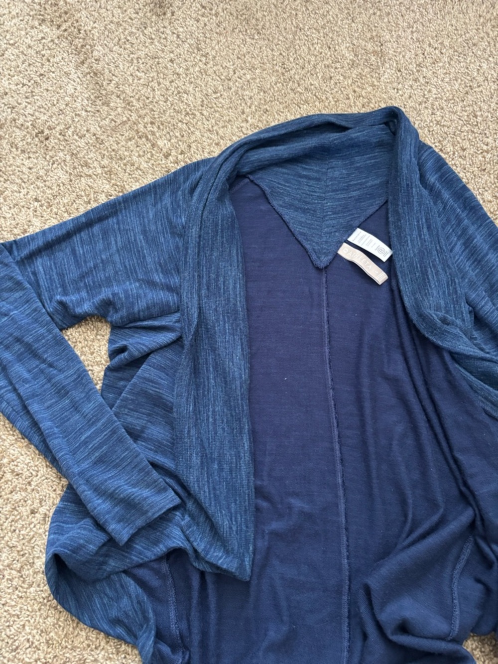 Lightweight Navy Open-Front Women’s Cardigan Sweater Athleta